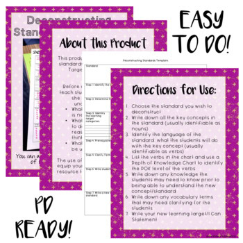 Deconstructing Standards Template - Editable Google File - Image 3