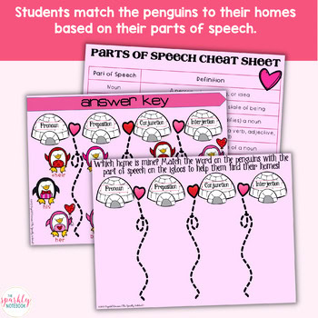 Valentine's Day ELA DIGITAL Activity - Parts of Speech - Image 4