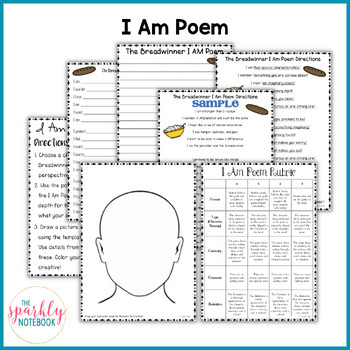 The Breadwinner Novel Activity - I Am and Where I'm From Poems with Rubrics - Image 3
