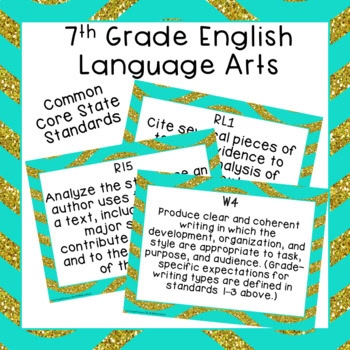 7 ELA Standard Posters - Common Core State Standards - Image 2