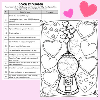 Valentine's Day ELA Activity - Common Core Aligned - Image 3
