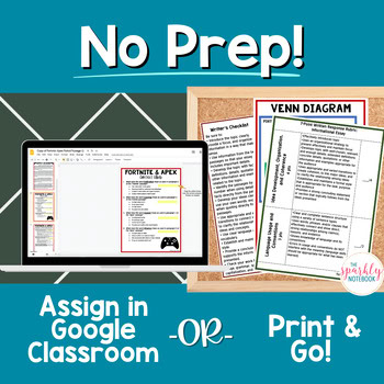 Digital Paired Text Paired Passages - 6th - 7th Grade Reading Level | Gaming - Image 4