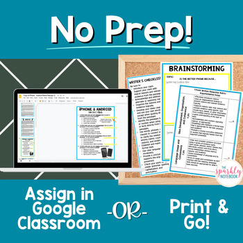Paired Passages Argumentative Writing 6th and 7th Grade Reading Level | Phones - Image 4