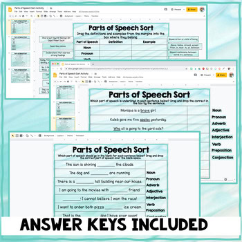 Parts of Speech DIGITAL Activity Set - ZERO Prep - Image 4