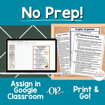 Digital Paired Passage Bundle: 4th - 9th Grade Reading Level DIFFERENTIATED Hero - Image 4