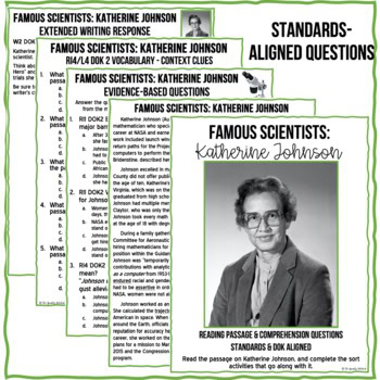 Famous Scientists: Katherine Johnson, Differentiated Reading Passage Set - Image 3