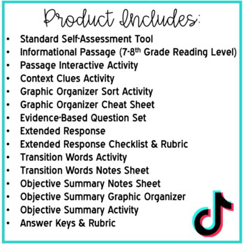 DIGITAL Analyzing Informational Writing - TikTok - DISTANCE LEARNING - Image 2