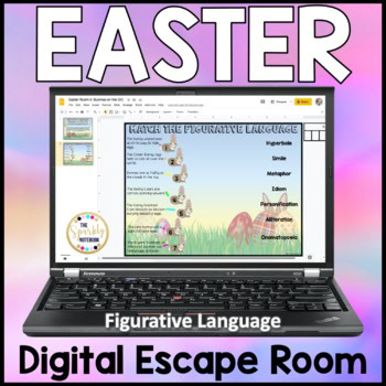 Easter DIGITAL Escape Room - Figurative Language