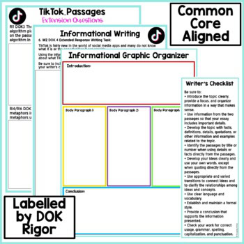 DIGITAL Paired Text (Passage) - TikTok™ Informational: 4-5 Grade Reading Level - Image 4