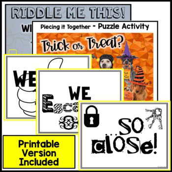 Halloween ELA DIGITAL ESCAPE ROOM - Figurative Language - Image 4