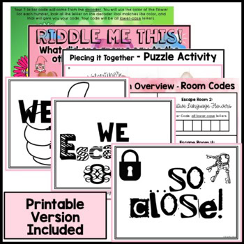 Valentine's Day ELA DIGITAL ESCAPE ROOM - Figurative Language - Image 4