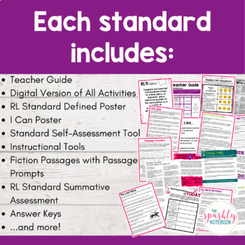 7th Grade BUNDLE: Reading Literature Standards ALL RL.7 CCSS Standards | No Prep - Image 2