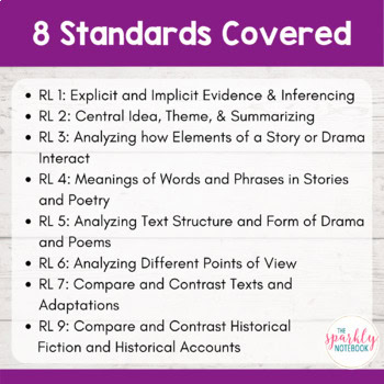 7th Grade BUNDLE: Reading Literature Standards ALL RL.7 CCSS Standards | No Prep - Image 3