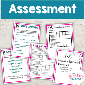 7.W.5 Planning & Revision Strategies Activities & Assessment: 7th Grade Writing - Image 3