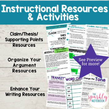 7.W.1 Writing Argumentative and Persuasive Essays with Thesis Statements Grade 7 - Image 3