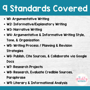 7th Grade BUNDLE: Argumentative, Informational, and Narrative Writing - Image 3