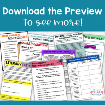 7th Grade BUNDLE: Argumentative, Informational, and Narrative Writing - Image 4
