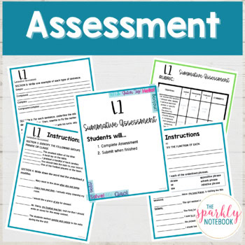 7.L.1 Sentence Structure, Misplaced & Dangling Modifiers Grammar & Language Review 7th - Image 4