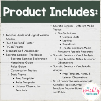 7.SL.1-3 Collaborative Discussions Socratic Seminars Introduction 7th Grade - Image 3