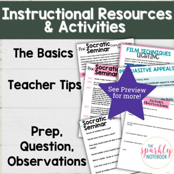 7.SL.1-3 Collaborative Discussions Socratic Seminars Introduction 7th Grade - Image 4