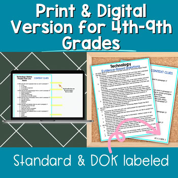DIGITAL Paired Text Passage - DIFFERENTIATED BUNDLE: Technology & Connection - Image 3