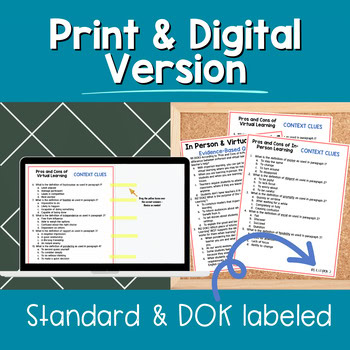 Informational Paired Text Passages DIFFERENTIATED BUNDLE: In person Remote Learn - Image 3
