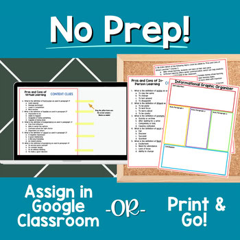 Informational Paired Text Passages DIFFERENTIATED BUNDLE: In person Remote Learn - Image 4