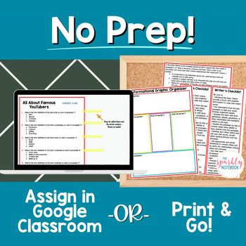 Informational Paired Text Passages DIFFERENTIATED BUNDLE: YouTube Famous - Image 4