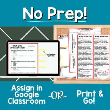 Informational Paired Text Passages DIFFERENTIATED BUNDLE: Football Safety - Image 4