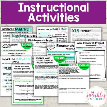 8.W.7 Conducting Research for Writing Informative Essays 8th Grade CCSS aligned - Image 3