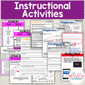 8.W.8 Citing Credible Sources for Informative Writing 8th Grade CCSS aligned - Image 3