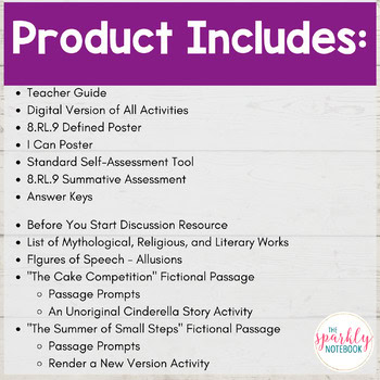 8.RL.9 Analyze Modern Fiction | Compare Myths & Traditional Literature 8th Grade - Image 2