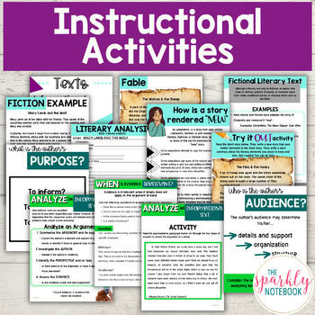 8.W.9 Literary Analysis Writing Lessons for 8th Grade CCSS aligned - Image 3