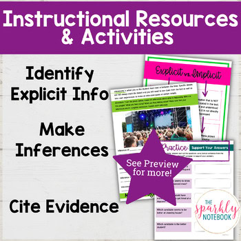 6.RL.1 Making Inferences & Citing Evidence - 6th Grade Common Core - Image 3