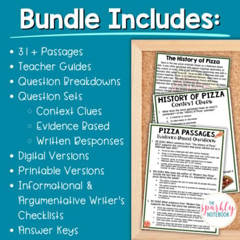 4th-5th Grade Paired Passages BIG BUNDLE: Argumentative & Informational Writing - Image 2