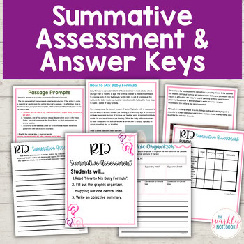 8.RI.2 Central Idea Supporting Details & Objective Summary - 8th Grade - Image 4