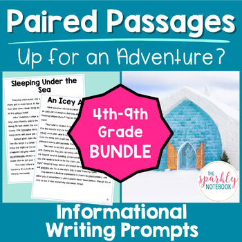 Informational Paired Text Passages DIFFERENTIATED BUNDLE: Adventure