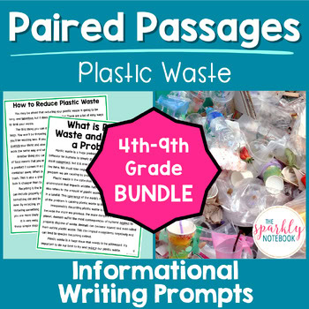 Informational Paired Text Passages DIFFERENTIATED BUNDLE: Plastic Waste