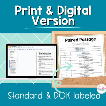 Paired Passages Argumentative Writing Prompts 4th & 5th Grade School Year - Image 3