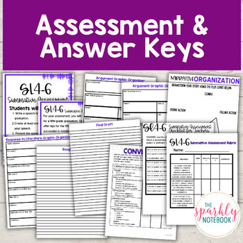 8.SL.4-6 Presentation Skills, Writing Arguments, Adapt Speech for 8th Grade - Image 4