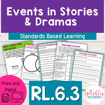 RL.6.3: Story and Drama Plots How Characters Respond to Events - 6th Grade CCSS