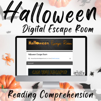Halloween Digital Escape Room - Reading Comprehension