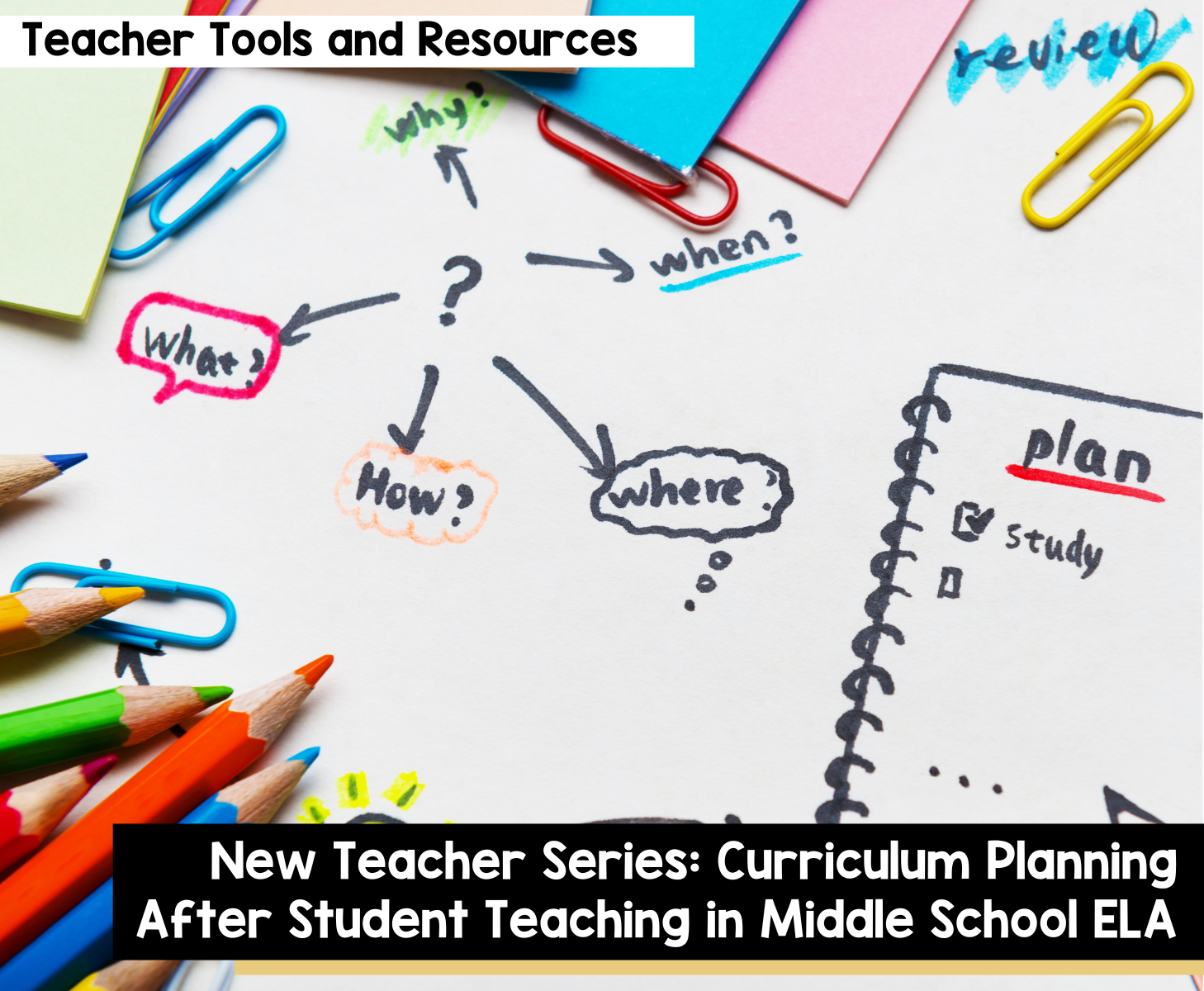 New Teacher Series Curriculum Planning After Student Teaching in Middle School ELA