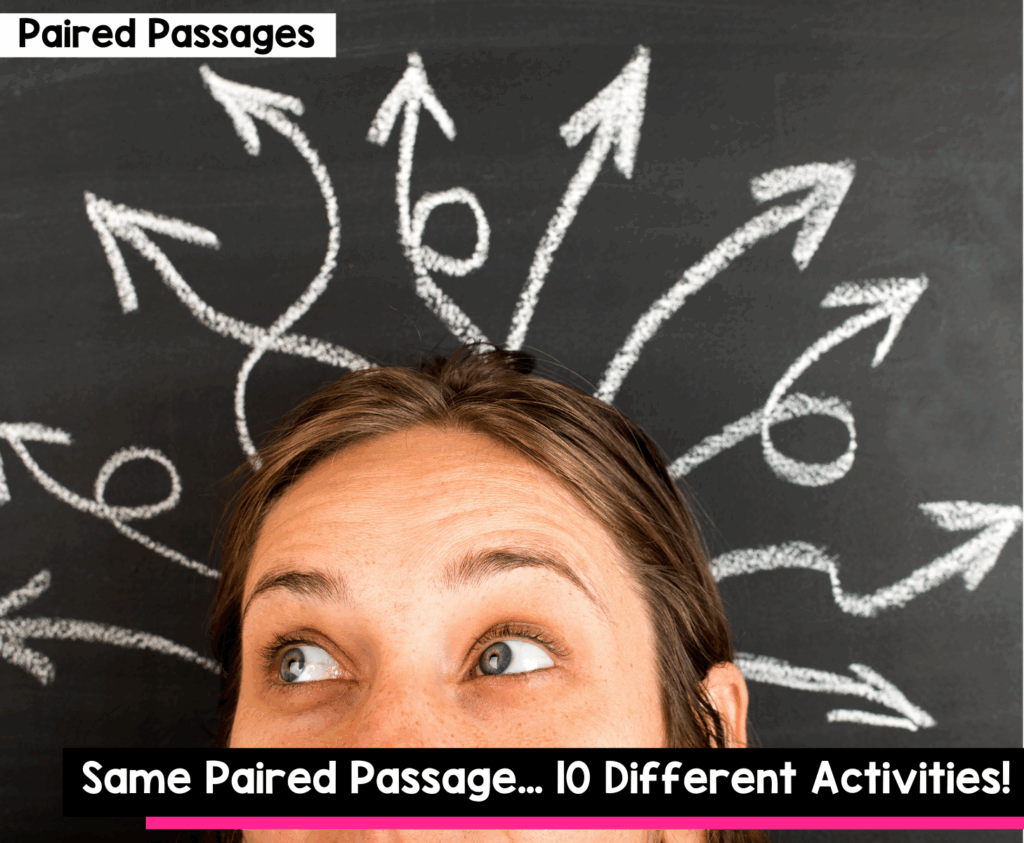 Same Paired Passage… 10 Different Activities!