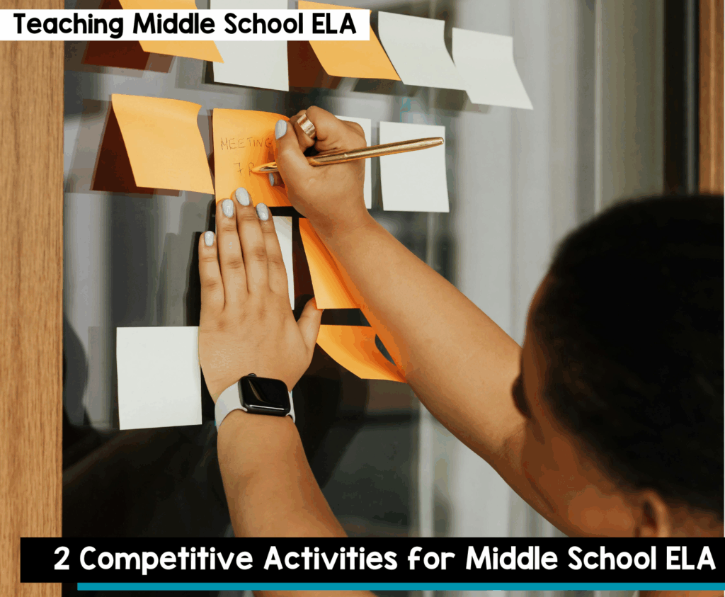 2 Competitive Activities for Middle School ELA