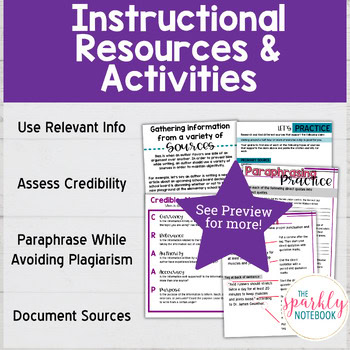 6.W.8: Research & Paraphrase Variety of Credible Sources with No Plagiarizing - Image 3