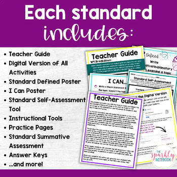 6th Grade BUNDLE: Reading, Writing, Language, Speaking & Listening Activities - Image 2