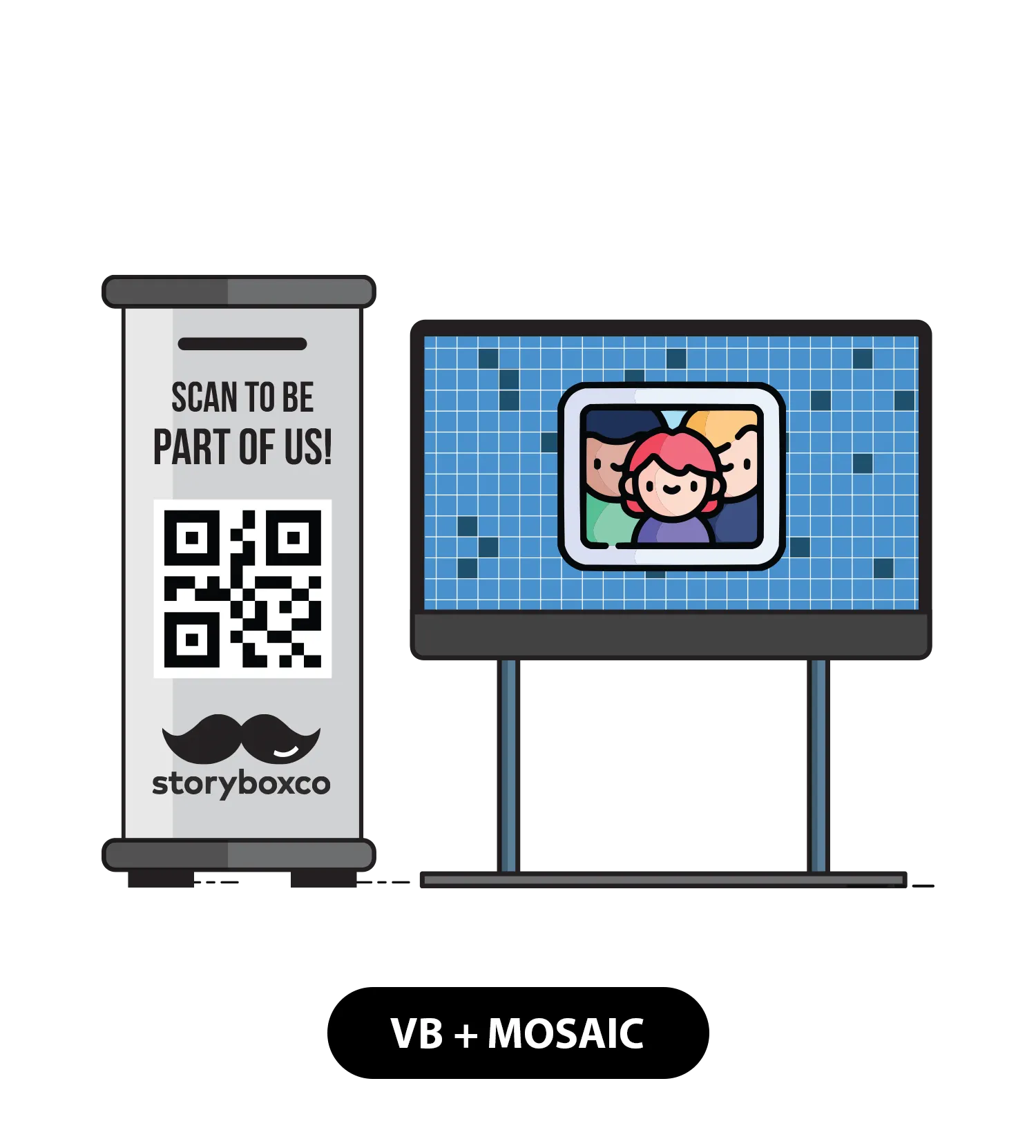 The Corporate Solution - Virtual Booth + Digital Mosaic Wall