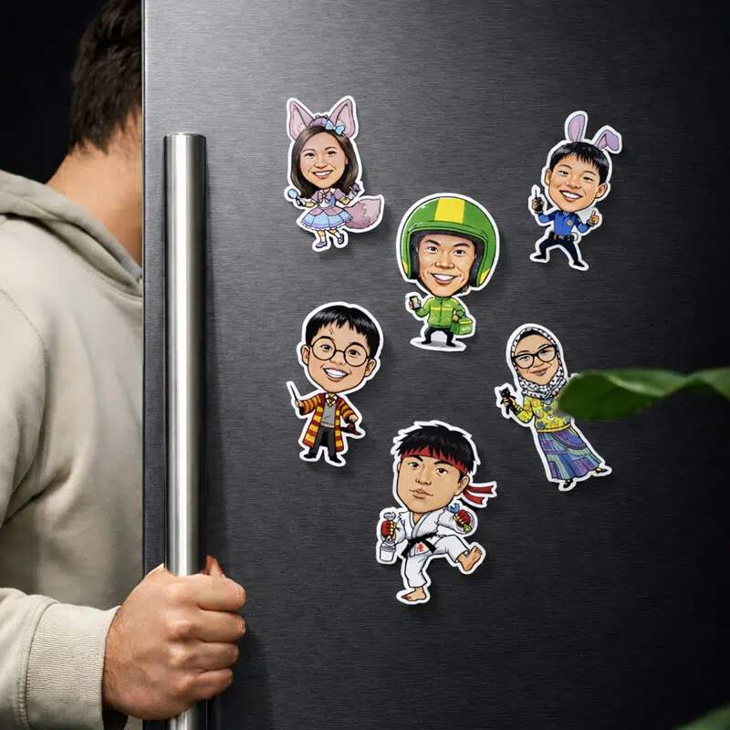 AI Figurine Die-cut Magnet Booth