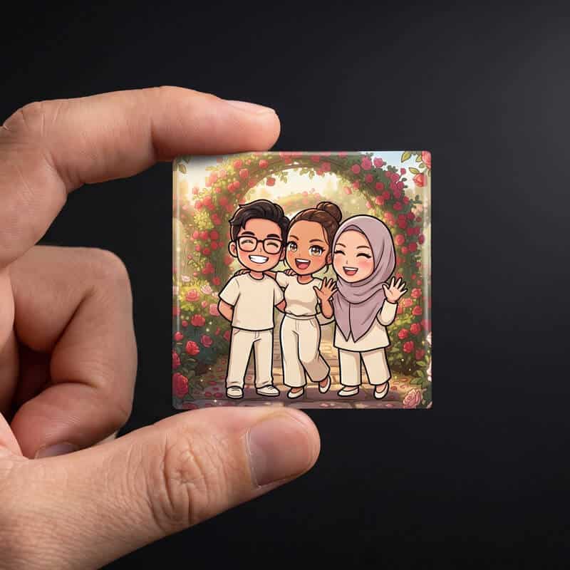 Photo Magnet (5cm) Live Printing Booth